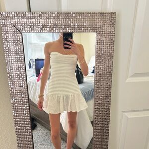 White Hello Molly Mini Dress